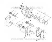 FRONT BRAKE 350 4X4 / W928139 (4922832283030A)