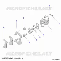 BRAKES, REAR CALIPER