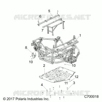 CHASSIS, MAIN FRAME AND SKID PLATES