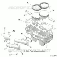 CYLINDER AND PISTON