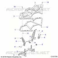 REAR BODYWORK RACK