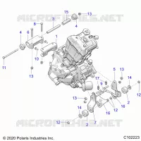 ENGINE, MOUNTING
