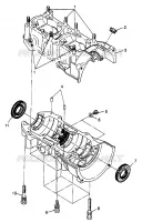 CRANKCASE 500 EFI 0973774 (4938423842C005)