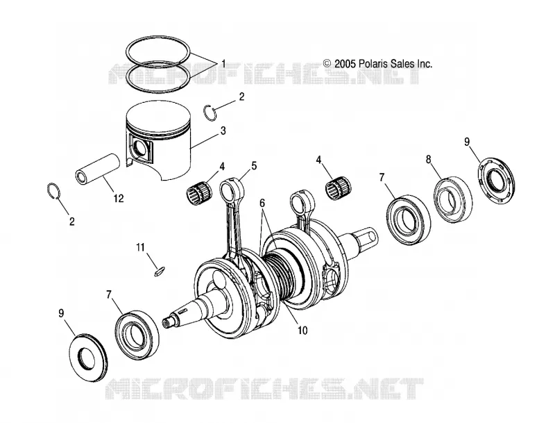 PISTON   CRANKSHAFT
