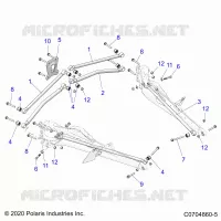 REAR SUSPENSION TRAILING ARMS MOUNTING
