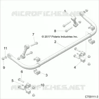 SUSPENSION, REAR STABILIZER BAR