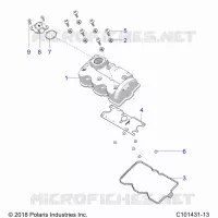 ENGINE, VALVE COVER