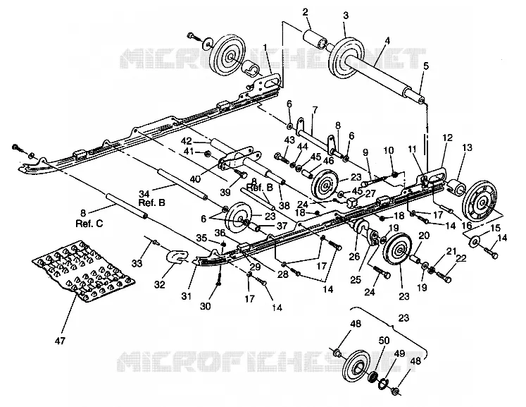 SUSPENSION ASSEMBLY 440 SKS 0942560 (4925072507021A)