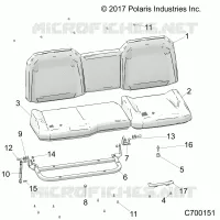 SEAT ASM. REAR