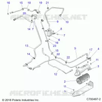BODY, FUEL LINES, EVAP