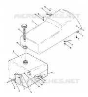 SEAT/GAS TANK ASSEMBLY WIDETRAK (4921302130003A)