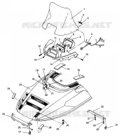 HOOD ASSEMBLY LITE GT 0943133 AND STARLITE GT 0943127 (49250125010005)