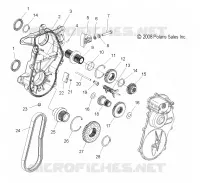 DRIVE TRAIN, GEARCASE ASM.