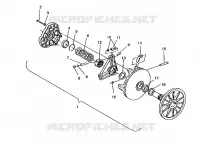 DRIVE CLUTCH ASSEMBLY RXL/0930768 AND RXL SKS/0930568 (4922992299023A)