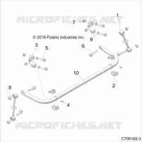 SUSPENSION, REAR STABILIZER BAR