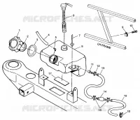 OIL TANK XPLORER 300 W98CC28C (4945264526B001)