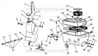 OIL TANK/AIR BOX 440 XCR 0941760 (4925182518027A)