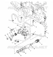 OIL PUMP ULTRA SKS 0960578, EURO ULTRA SKS E960578, AND  ULTRA RMK 0960978 (4931683168D001)