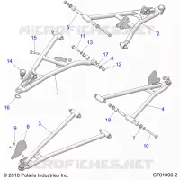 FRONT SUSPENSION CONTROL ARMS
