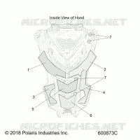 HOOD FOAM/FIBER