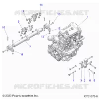 ENGINE, MOUNTING