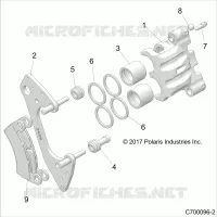 FRONT BRAKE CALIPER
