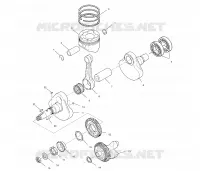 CRANKSHAFT AND PISTON