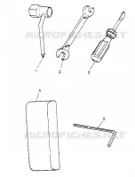 TOOL KIT    SL 650 STD B954358 (4932923292B011)