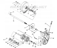 DRIVE TRAIN ASSEMBLY  500 EFI 0952774, EFI SKS 0952574,   EFI SKS PT 095297 (4929052905B012)