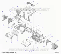DASHBOARD, UPPER AND A-PILLERS