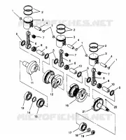 PISTON   CRANKSHAFT 600 XCR 0961676 AND EUROPEAN 600 XCR E961676 (4932123212C009)