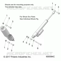 REAR SUSPENSION SHOCKS MNTG.