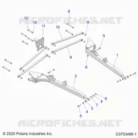 REAR SUSPENSION CONTROL ARMS