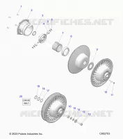 DRIVE TRAIN, CLUTCH, SECONDARY