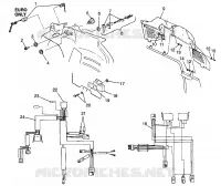 CONSOLE   WIRE HARNESS STORM 0975782, STORM S.E. H975782, EUROPEAN STORM (4937823782A010)