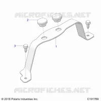 ENGINE, AIR INTAKE SYSTEM BRACKET