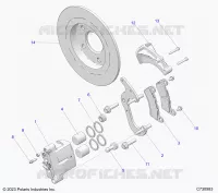 BRAKES, REAR CALIPER