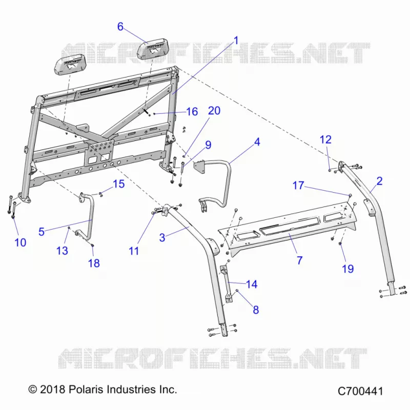 CHASSIS, CAB FRAME