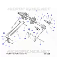 SUSPENSION, REAR TORQUE ARM