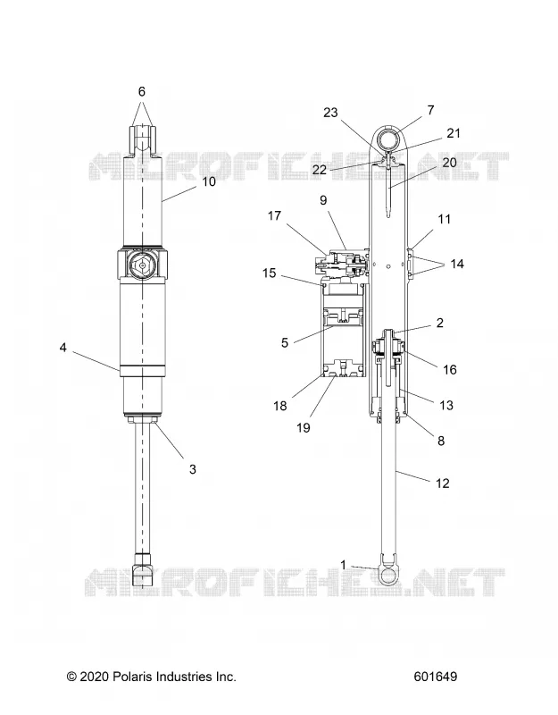 SUSPENSION, REAR SHOCK TRACK