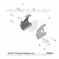 BRAKES, BRAKE COVER ASM