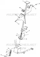 STEERING POST    XPLORER 300 W969130 (4935903590B012)