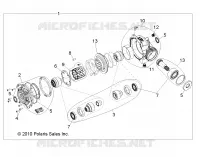 DRIVE TRAIN, FRONT GEARCASE INTERNALS 1332842