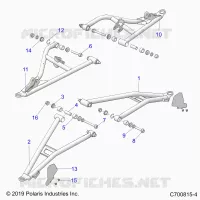 FRONT SUSPENSION CONTROL ARMS