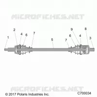 DRIVE TRAIN, FRONT HALF SHAFT