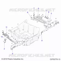 REAR BODYWORK RACK, MOUNTING