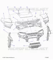 HOOD AND FRONT FACIA