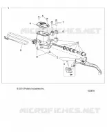 FRONT BRAKE BRAKE LEVER AND MASTER CYLINDER