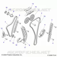 ENGINE, TIMING AND OIL CHAIN DRIVES