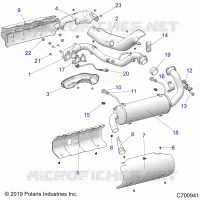 ENGINE, EXHAUST SYSTEM